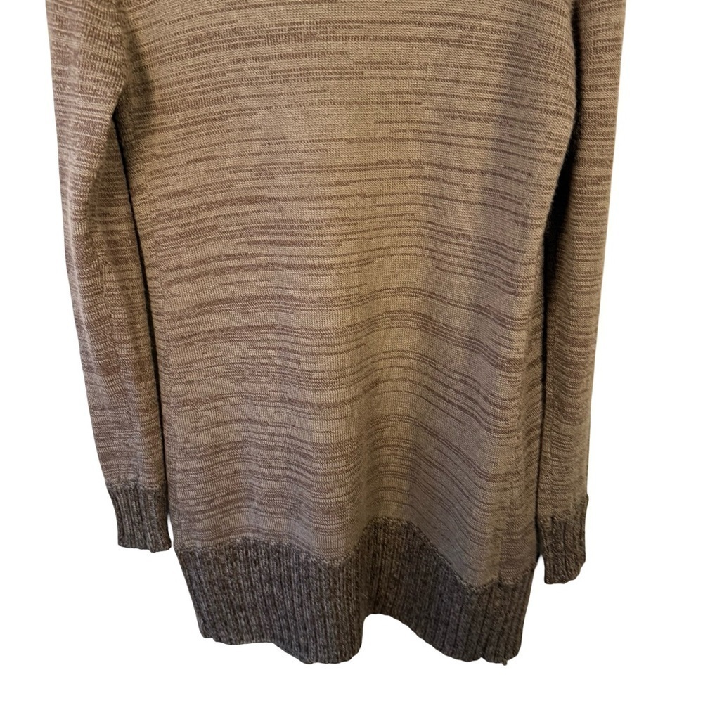 Urban Behavior Brown Knit Open Cardigan Size S Boho Cozy Neutral Fall Winter - Picture 16 of 16